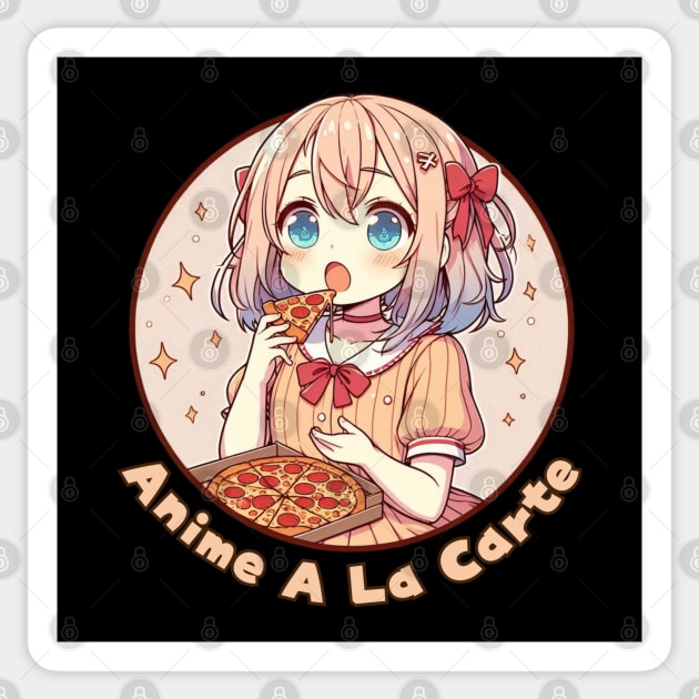 Pizza lover Anime girl Sticker by Japanese Fever